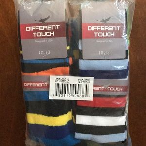 Pack of 12 men’s happy socks.